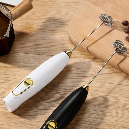 Milk Frother - Practical Kitchen Appliance - Milk Frother - Multifunctional Tool - Multifunctional Electric Mixer - Suitable for Outdoor and Indoor Use