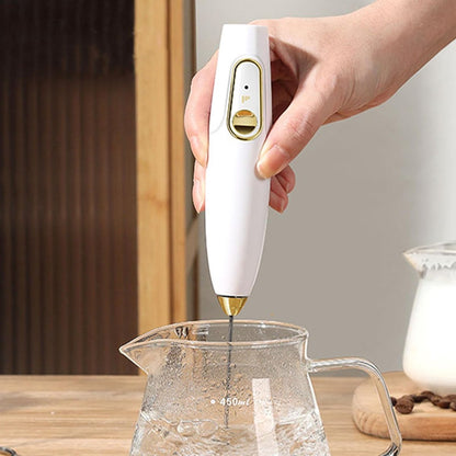 Milk Frother - Practical Kitchen Appliance - Milk Frother - Multifunctional Tool - Multifunctional Electric Mixer - Suitable for Outdoor and Indoor Use
