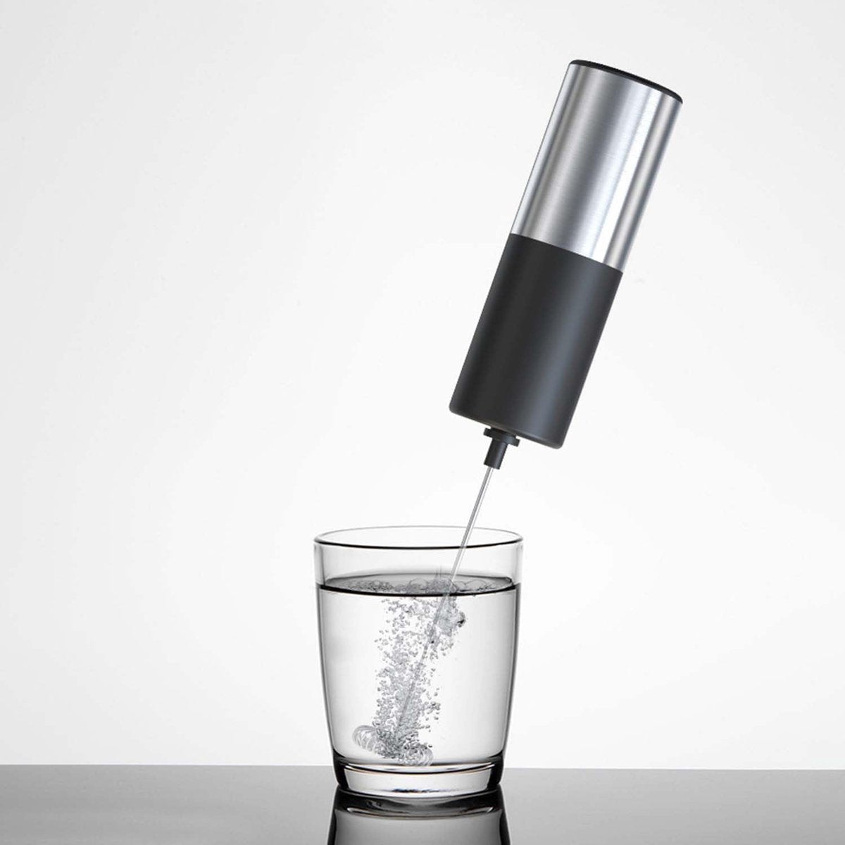 Milk Frother - Milk Frother - Manual Milk Frother - Electric Milk Frother - Milk Frother with Stand - Portable Beverage Mixer - Efficient Foaming Lance - Professional Whisk - Create the Perfect Coffee Foam