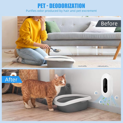 Air purifier - Plug-in negative ion air purifier - LED display - Negative ion air purifier - Home air purifier - Negative ion air purifier - Deodorizer - Ionizer - Wit