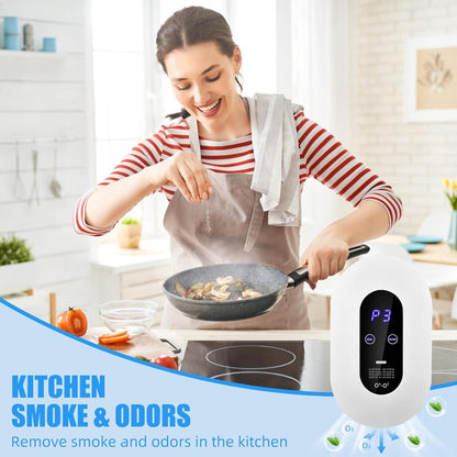 Air purifier - Plug-in negative ion air purifier - LED display - Negative ion air purifier - Home air purifier - Negative ion air purifier - Deodorizer - Ionizer - Wit