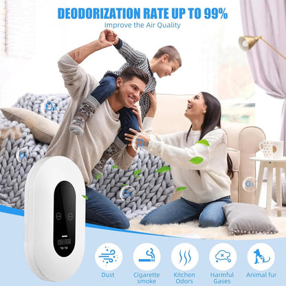 Air purifier - Plug-in negative ion air purifier - LED display - Negative ion air purifier - Home air purifier - Negative ion air purifier - Deodorizer - Ionizer - Wit