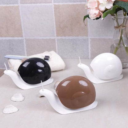 Soap dispenser - Cute soap dispenser in the shape of a snail, suitable for kitchens, bathrooms, etc. (120 ml) (brown)