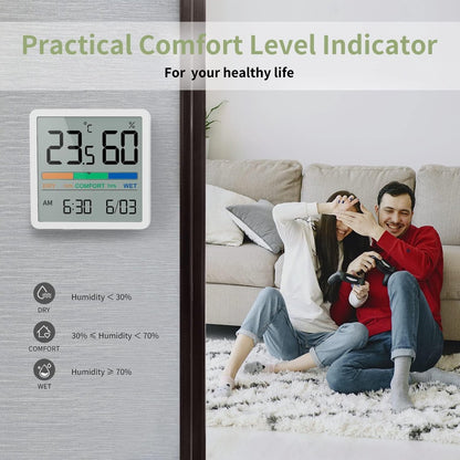 Professional Hygrometer - Thermometer - Digital Thermometer - Humidity Meter - Indoor Thermometer - Portable - High Precision - High Quality - Very Suitable for Garden / Garden Furnishing