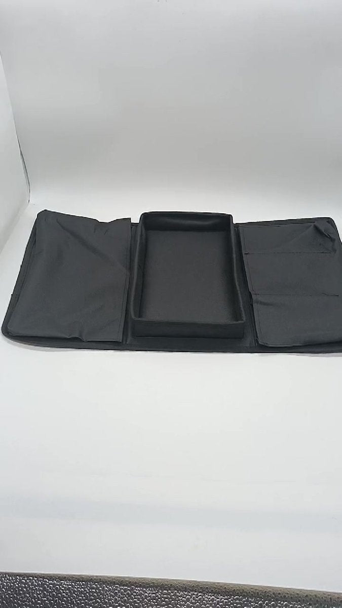 Sofa Tray with Organizer – Armrest Tray – Black