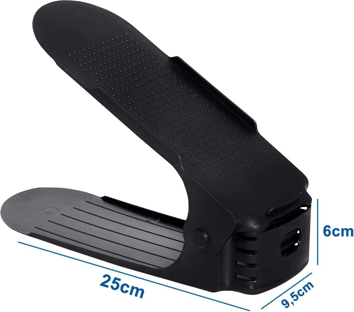 Shoe Storage System - 4 Pieces - Shoe Storage - Shoe Rack - Shoe Cabinet - Shoe Organizer - Storage System - Adjustable - Shoe Rack Shoe Cabinet - Black