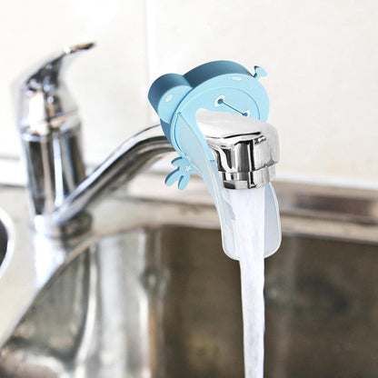 Faucet extender - Faucet spout - Extension - Faucet extender - Bathroom extension - Faucet - Faucet part - Faucet attachment - Children's faucet - Universal - For children - Aid for babies - Practical - Hygienic - Safe - Easy to use