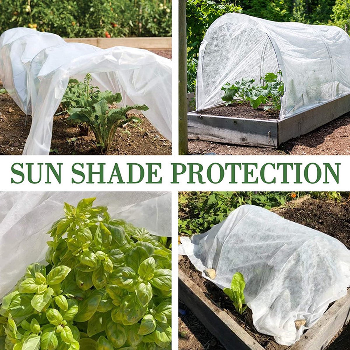 Frost Protection Plant Cover - Winter Cover Winter Protection - Plant Cover - Winter Cover - Durable - Frost Protection - Plant Cover - For the Garden, Raised Bed, Plants, Frost Blanket, Outdoor Flowers and Vegetables - 1.5 X 5 M - White - 1 Piece