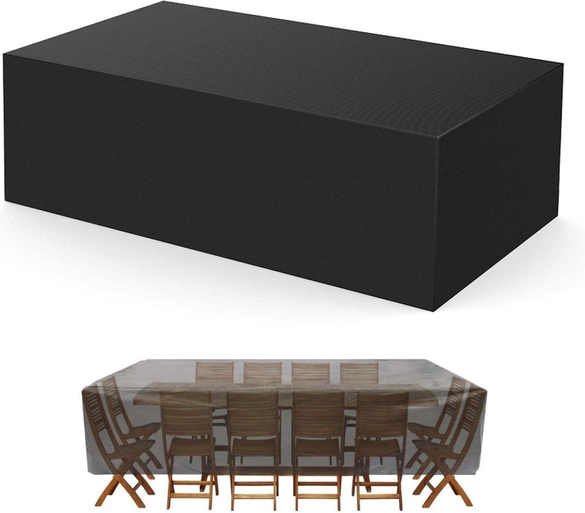 Garden Furniture Cover - 180*150*80cm - Table Cover Garden Furniture Cover - Waterproof & Dustproof - UV Resistant - Weatherproof - 210D Oxford - Tear Resistant - Garden Table Covers - Cover For Garden - Protective Cover For Garden Furniture - Sturdy & Du