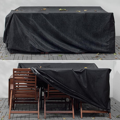 Garden Furniture Cover - 240*140*90 cm - Garden Furniture Protective Cover - Protective Cover for Table (Rectangular) - Lounge Set Cover - Garden Table Cover - Waterproof - Windproof - Dustproof Oxford Fabric - Furniture Covers - with drawstring - for Tab