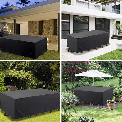 Garden Furniture Cover - 240*140*90 cm - Garden Furniture Protective Cover - Protective Cover for Table (Rectangular) - Lounge Set Cover - Garden Table Cover - Waterproof - Windproof - Dustproof Oxford Fabric - Furniture Covers - with drawstring - for Tab
