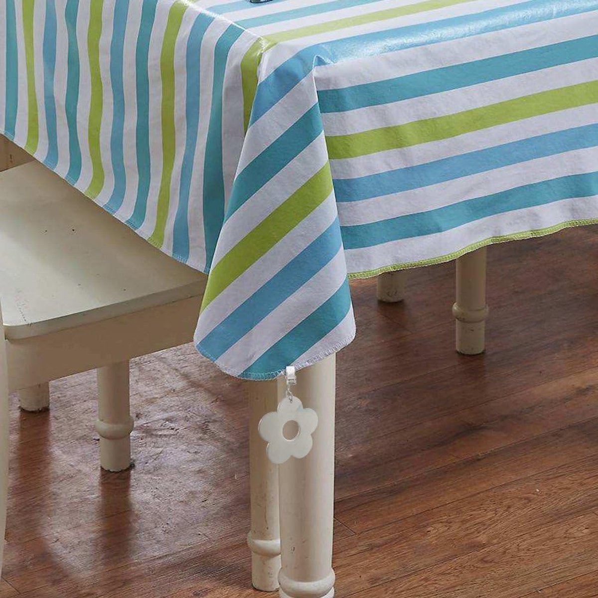 Table Weights - 4 pieces - Heavy Tablecloth Weights - Stainless Steel - Tablecloth Weights - Flowers