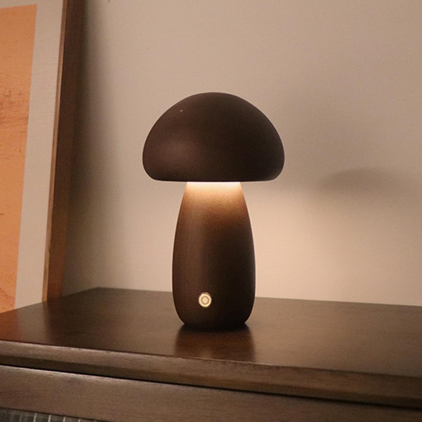 Mushroom Lamp with Remote Control Night Light for Bedroom Indoor Outdoor Table Desk USB Rechargeable