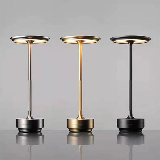 Dimmable USB Rechargeable Desk Lamp GPA black