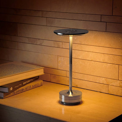 Dimmable USB Rechargeable Desk Lamp GPA black