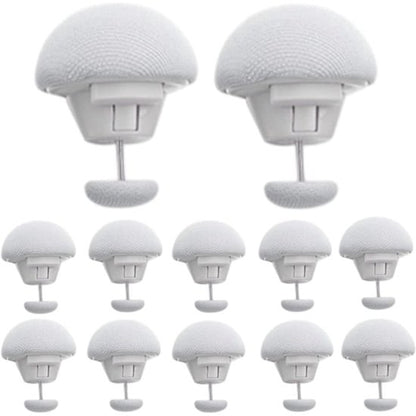 Duvet cover clips - 12 pieces - Duvet cover holders - Non-slip duvet cover clips - Suitable for blankets, sheets, curtains, socks, mattress covers - White