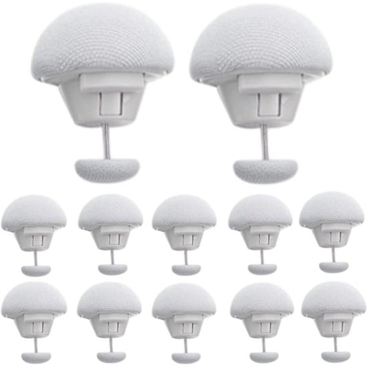 Duvet cover clips - 12 pieces - Duvet cover holders - Non-slip duvet cover clips - Suitable for blankets, sheets, curtains, socks, mattress covers - White