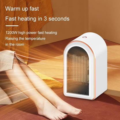 Fan Heater - 1200W Portable Heater with PTC Graphene Heating - Fast Heating, 360° Heat Circulation, Quiet Operation, 12-Hour Timer, LED Display