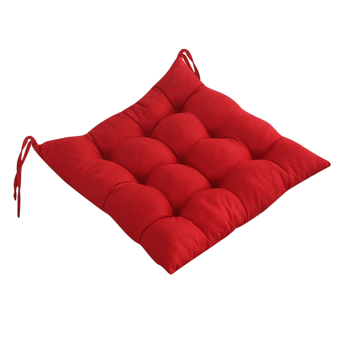 Chair Cushions Non-Slip Rocking Chair Cushion with Ties for Living Room Kitchen, Indoor Seat Cushion, 15X15 Inches B