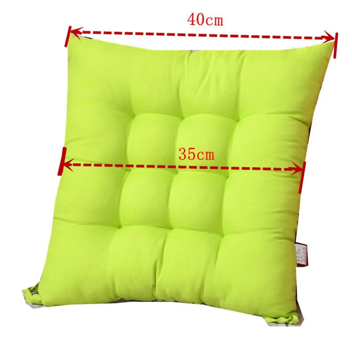 Chair Cushions Non-Slip Rocking Chair Cushion with Ties for Living Room Kitchen, Indoor Seat Cushion, 15X15 Inches B
