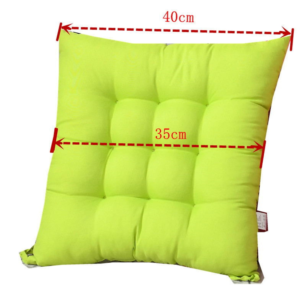 Chair Cushions Non-Slip Rocking Chair Cushion with Ties for Living Room Kitchen, Indoor Seat Cushion, 15X15 Inches P