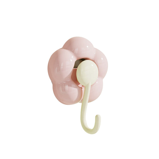 Clearance! JWDX Hooks, Traceless Hook, Sunflower Shaped Suction Cup Hooks for Hanging Without Drilling Leaving No Marks. Strong Vacuum Suction Hooks for Kitchen Living Room and Bathroom. Z4-Red