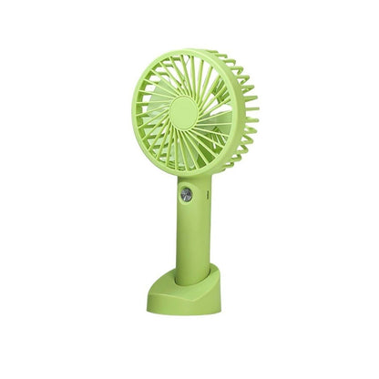 Mini Handheld Fan (White) Portable Fan Powerful Handheld Fan Cute Design 3 Speed Personal Small Desk Fan with Base Lightweight Makeup Usb Rechargeable Fan for Stylish Travel Indoor Outdoo One Size Yellow