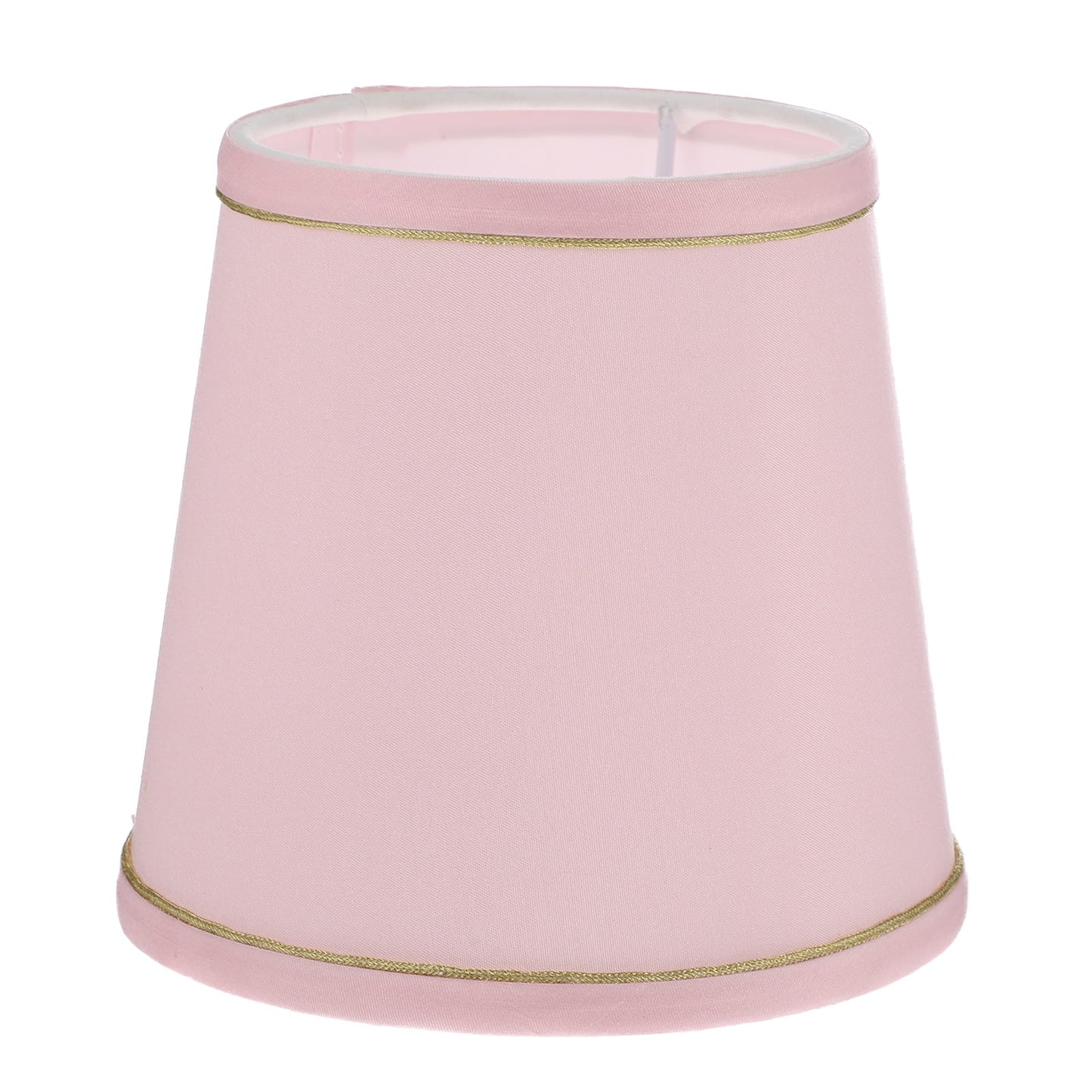 Ortofally Drum Lamp Shade Linen Fabric Lamp Cover Chandelier Lamp Shades for Chandeliers Lights Table Floor Wall Lamps Replacement 17.00X16.00X4.00CM Pink