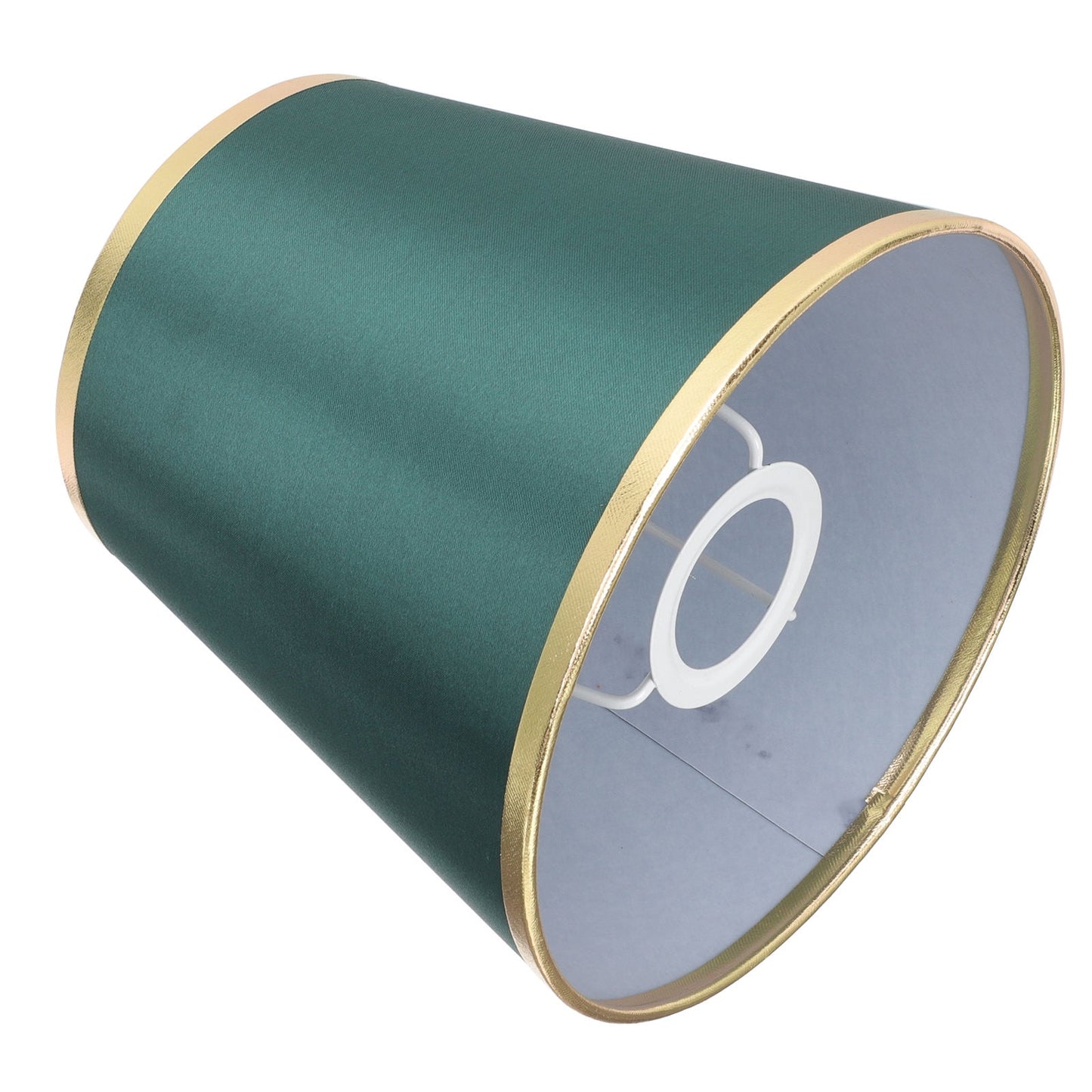 Worgeous Green Fabric Drum Lamp Shade for Table Lamps and Chandelier Perfect for Home Decoration 12 in