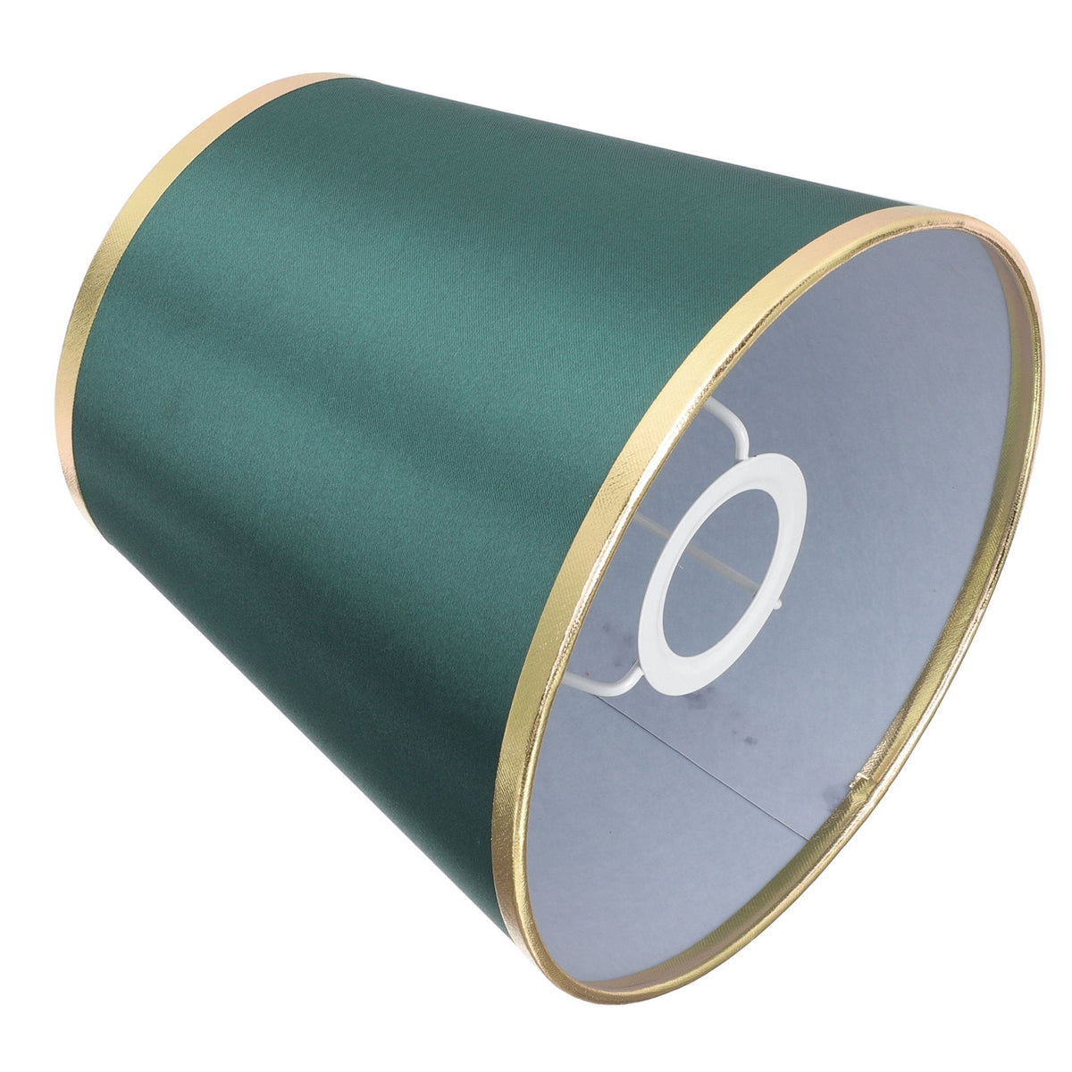 Worgeous Green Fabric Drum Lamp Shade for Table Lamps and Chandelier Perfect for Home Decoration 12 in