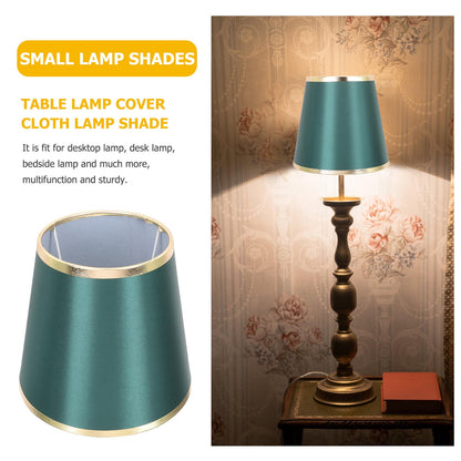 Worgeous Green Fabric Drum Lamp Shade for Table Lamps and Chandelier Perfect for Home Decoration 12 in