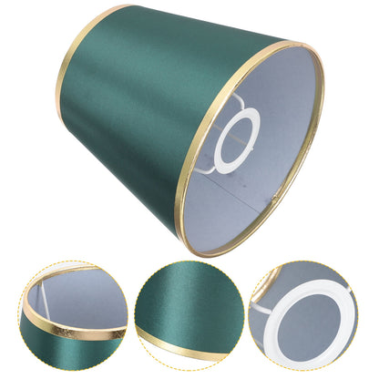 Worgeous Green Fabric Drum Lamp Shade for Table Lamps and Chandelier Perfect for Home Decoration 12 in