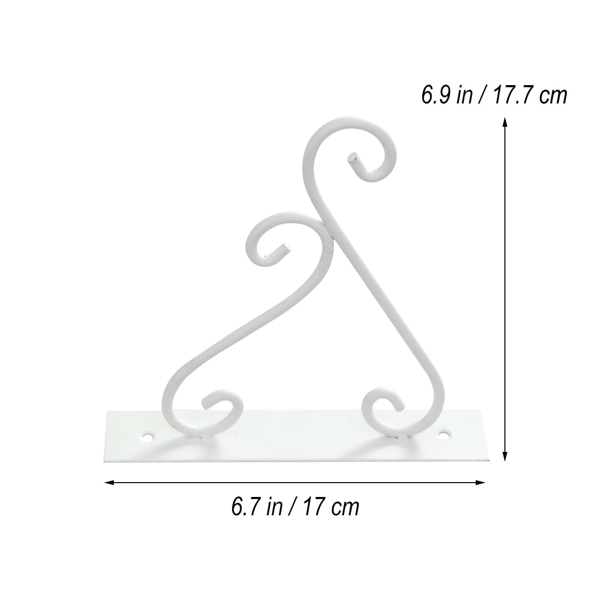 SWETRACE Outdoor Hanging Bracket Flower Basket Hanging Hook Iron 1 Piece