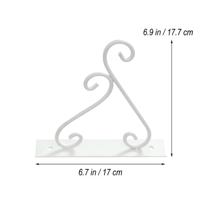 SWETRACE Outdoor Hanging Bracket Flower Basket Hanging Hook Iron 1 Piece