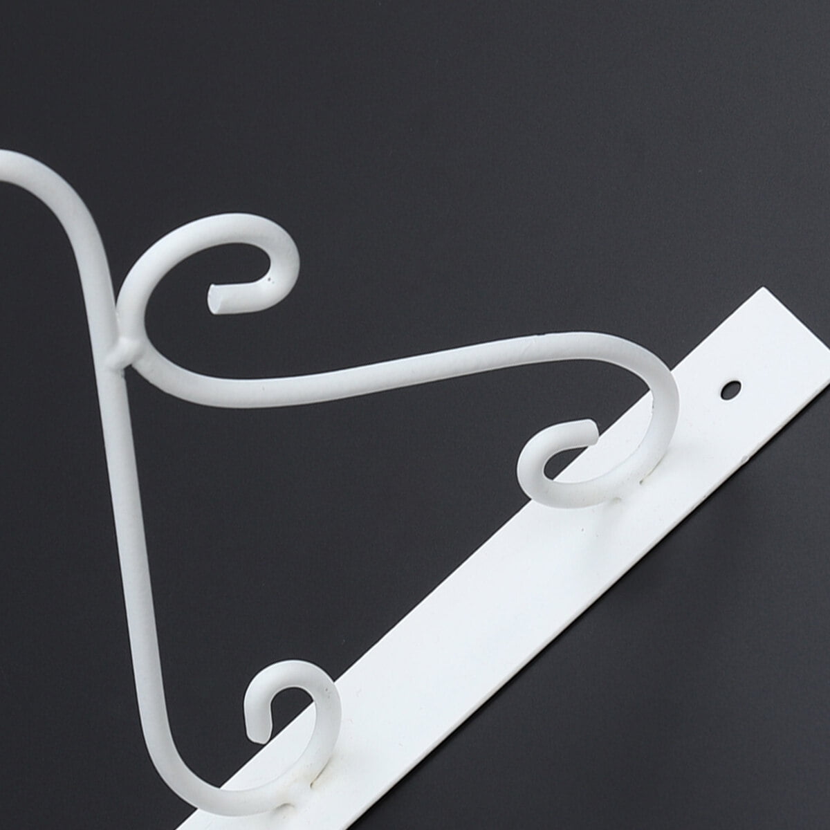 SWETRACE Outdoor Hanging Bracket Flower Basket Hanging Hook Iron 1 Piece
