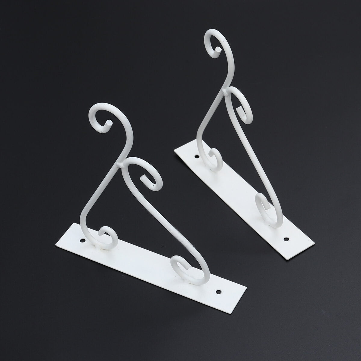 SWETRACE Outdoor Hanging Bracket Flower Basket Hanging Hook Iron 1 Piece