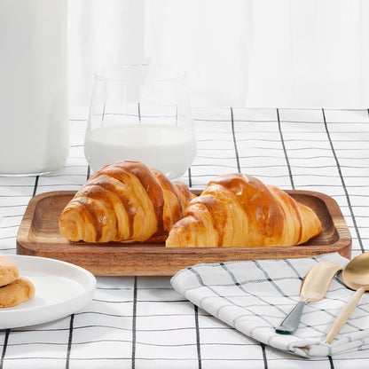 SWETRACE Wood Fruit Tray Wooden Tray Multi-Color 2Set