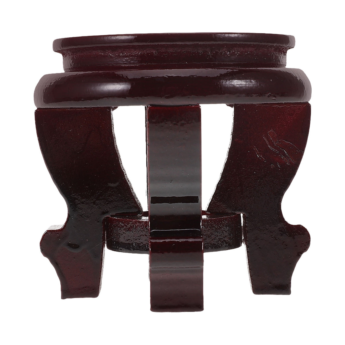 Indoor Flowerpot Stand Vase Display Stool Wood Brown Gardeners Living Room 1Pack