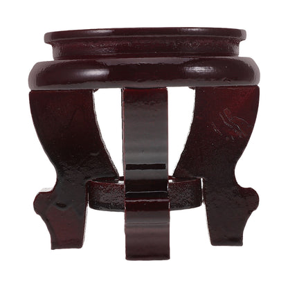 Indoor Flowerpot Stand Vase Display Stool Wood Brown Gardeners Living Room 1Pack