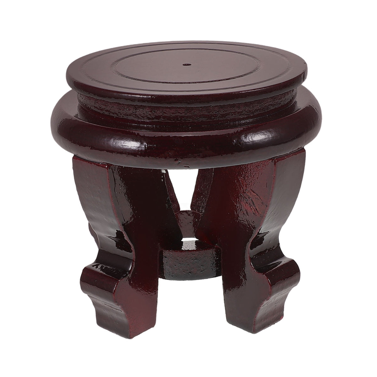 Indoor Flowerpot Stand Vase Display Stool Wood Brown Gardeners Living Room 1Pack