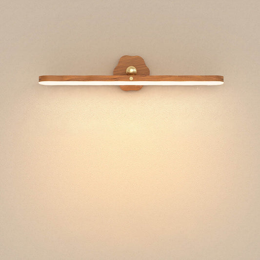 Wall Lights for Bedroom Battery Operated Wall Sconce Lamp Vanity Light Magnetic Wooden Wireless Rechargeable Wall Lights,Rotating Multi-purpose Night Light Movable Light Detachable Cabinet Light A