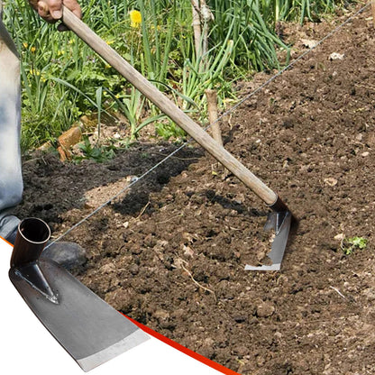 Cetilox Outdoor Hoe Garden Tool -Garden Hula Hoes for Weeding Gardening - Weeding Loop Stirrup Hoe for Planting Vegetables Flower Hoes - Planting Vegetables Flower Hoes Without handle C