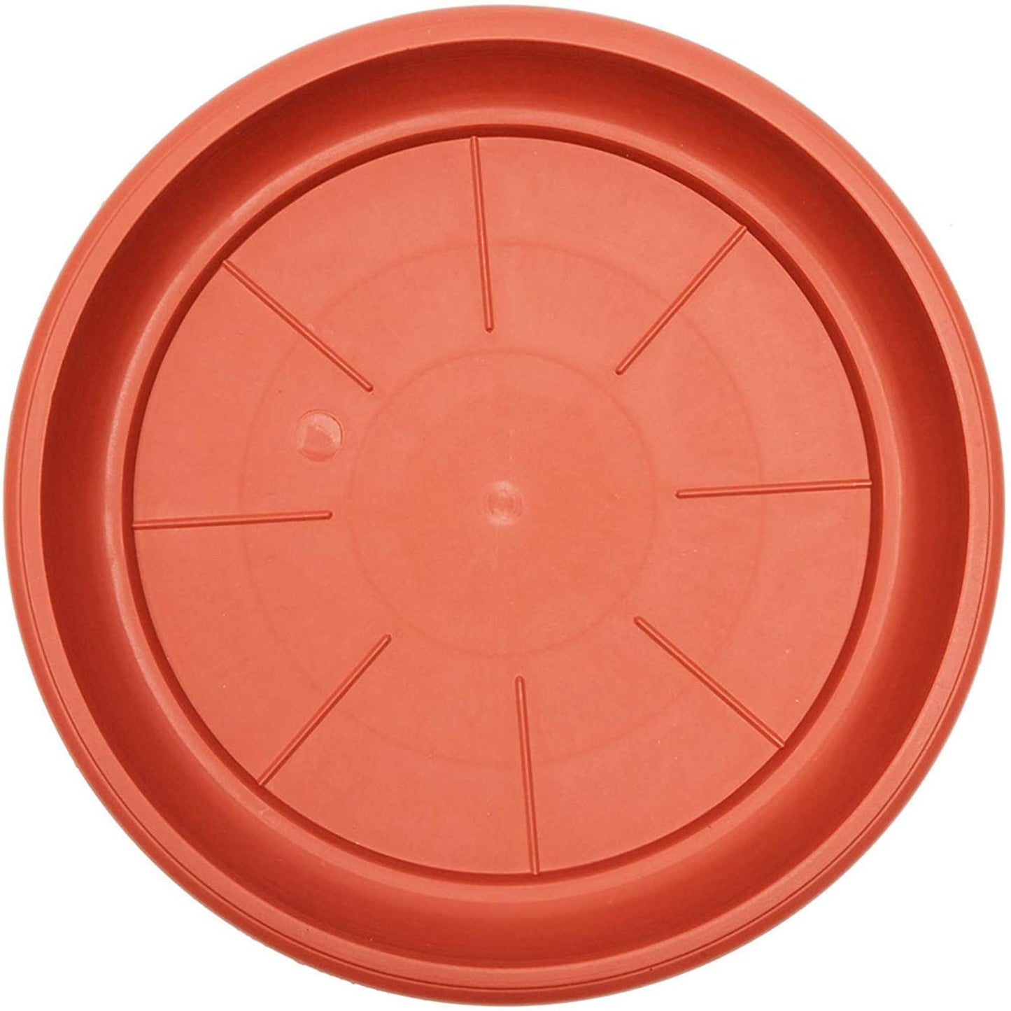 Heavy Duty Plastic Plant Saucer - 8 Inch Round Flower Pot Drip Tray, Durable Flowerpot Base for Indoor/Outdoor Use, Water Catcher for Potted Plants, Easy to Clean, Black B