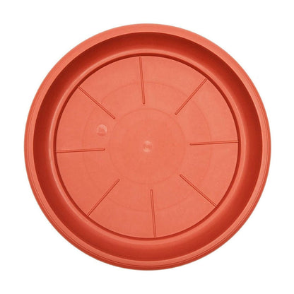 Heavy Duty Plastic Plant Saucer - 8 Inch Round Flower Pot Drip Tray, Durable Flowerpot Base for Indoor/Outdoor Use, Water Catcher for Potted Plants, Easy to Clean, Black B