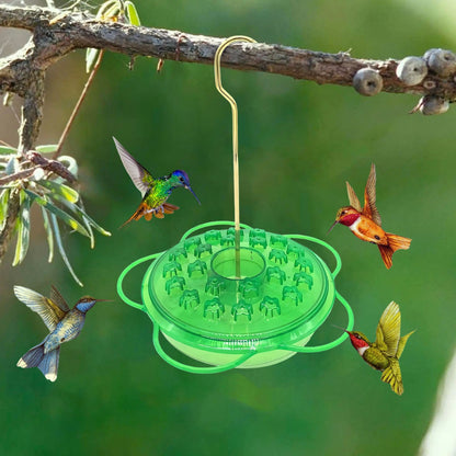 Hummingbird Feeder, Ant and Bee Proof, Feeders for Outdoors Hanging, Easy to Clean and Refill, Hanging Flower Shaped Hooked Hummingbird Feeder Flower Shaped Bird Feeder Red