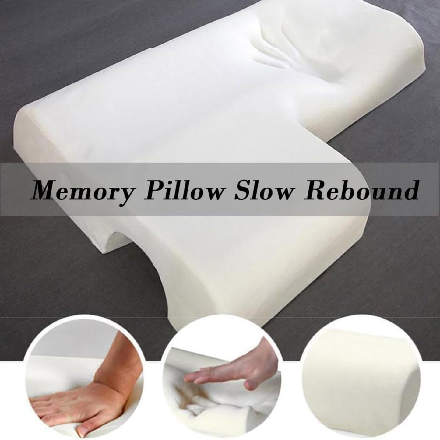 Memory Foam Cuddle Pillow, Shoulder Pillow for Side Sleepers, Arm Pillow with Arm Hole for Sleeping, Side Sleeper Pillow for Arm Pressure Relief with Breathable Pillowcase, 27.2x19.3 27.2" x 19.3" A