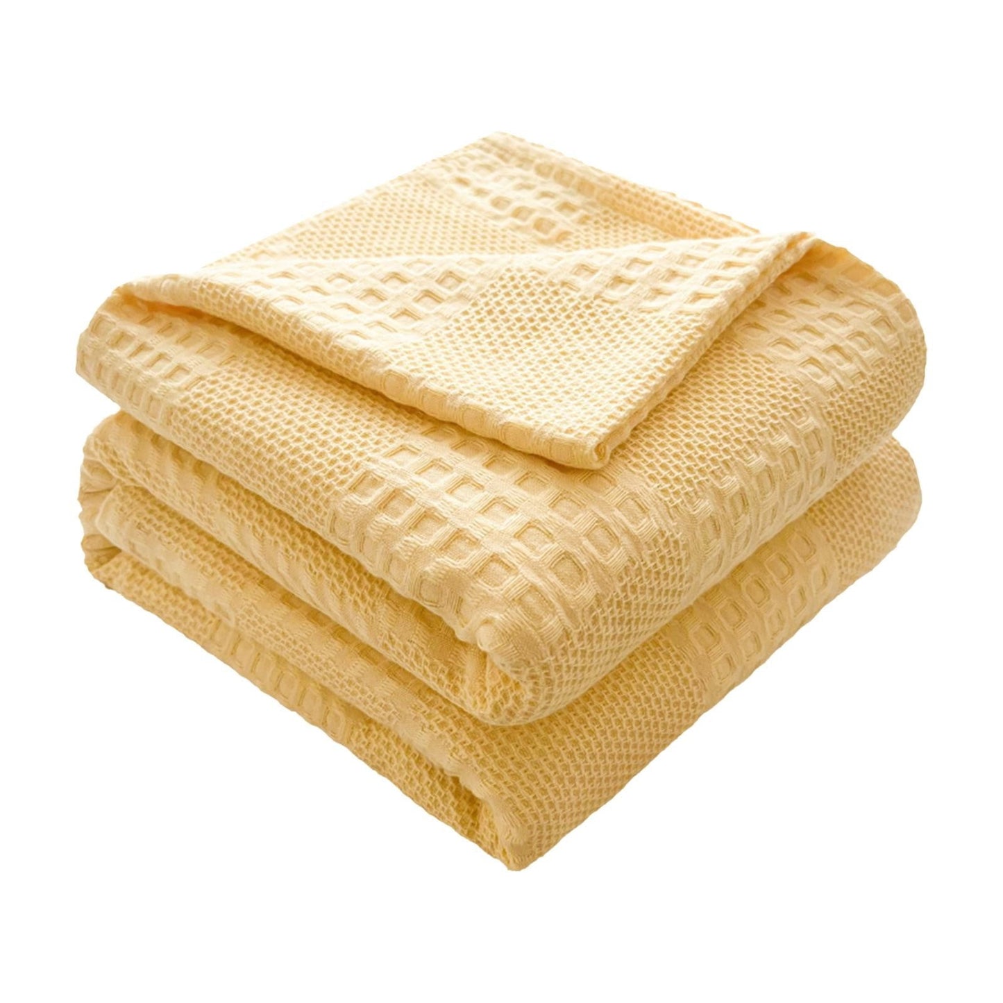 Soft Warm Blanket - Pure Cotton Lightweight Bedding | Breathable & Big Size 200*230cm | Cozy Cotton Blanket for Sofa & Bed | Warm & Soft Home Textiles for Year-Round Use(I) K