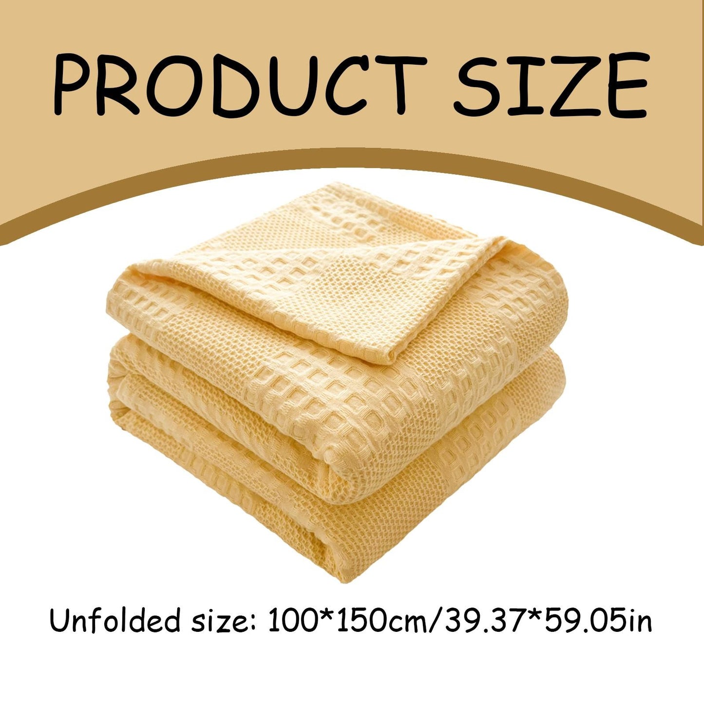 Soft Warm Blanket - Pure Cotton Lightweight Bedding | Breathable & Big Size 200*230cm | Cozy Cotton Blanket for Sofa & Bed | Warm & Soft Home Textiles for Year-Round Use(I) K