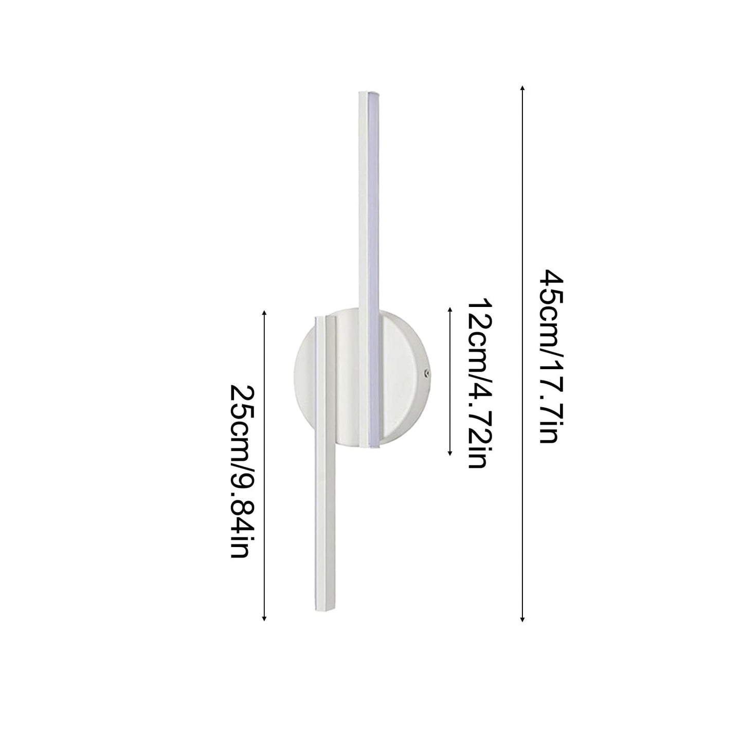 Battery Operated Wall Sconces, 360°Rotation Wireless Rechargeable Lights, Dimmable Detachable Lamp With 3000K-6000K Infinite Dimming,Wall Lamps Mood Led Corridor Wall Lamp White