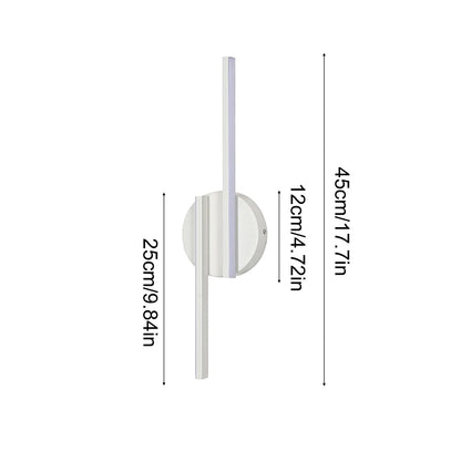Battery Operated Wall Sconces, 360°Rotation Wireless Rechargeable Lights, Dimmable Detachable Lamp With 3000K-6000K Infinite Dimming,Wall Lamps Mood Led Corridor Wall Lamp White